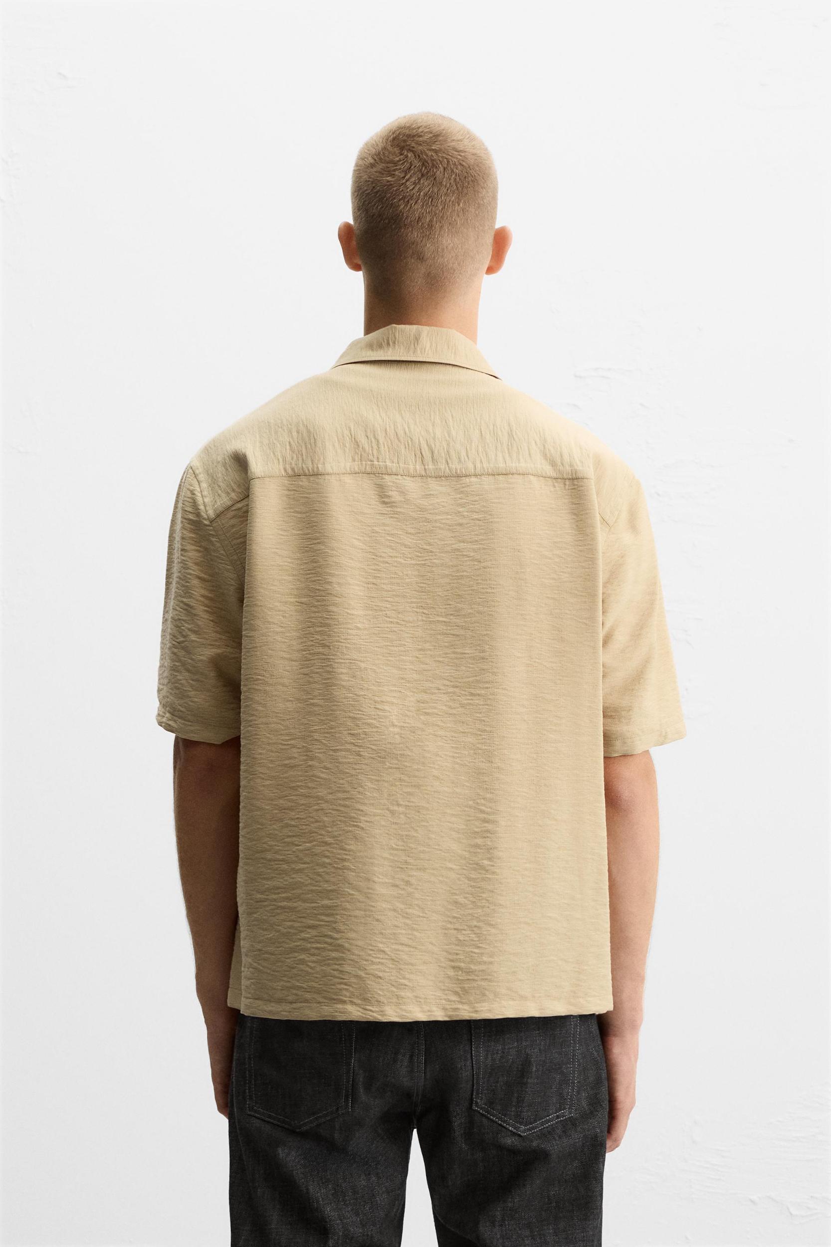 STRUCTURED VISCOSE BLEND SHIRT Product Image