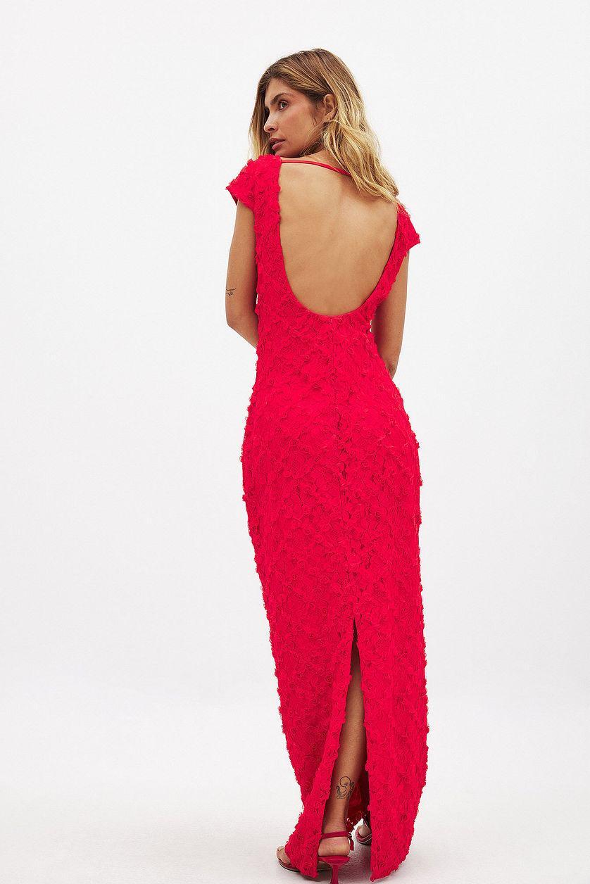 Open Back Lace Maxi Dress Product Image