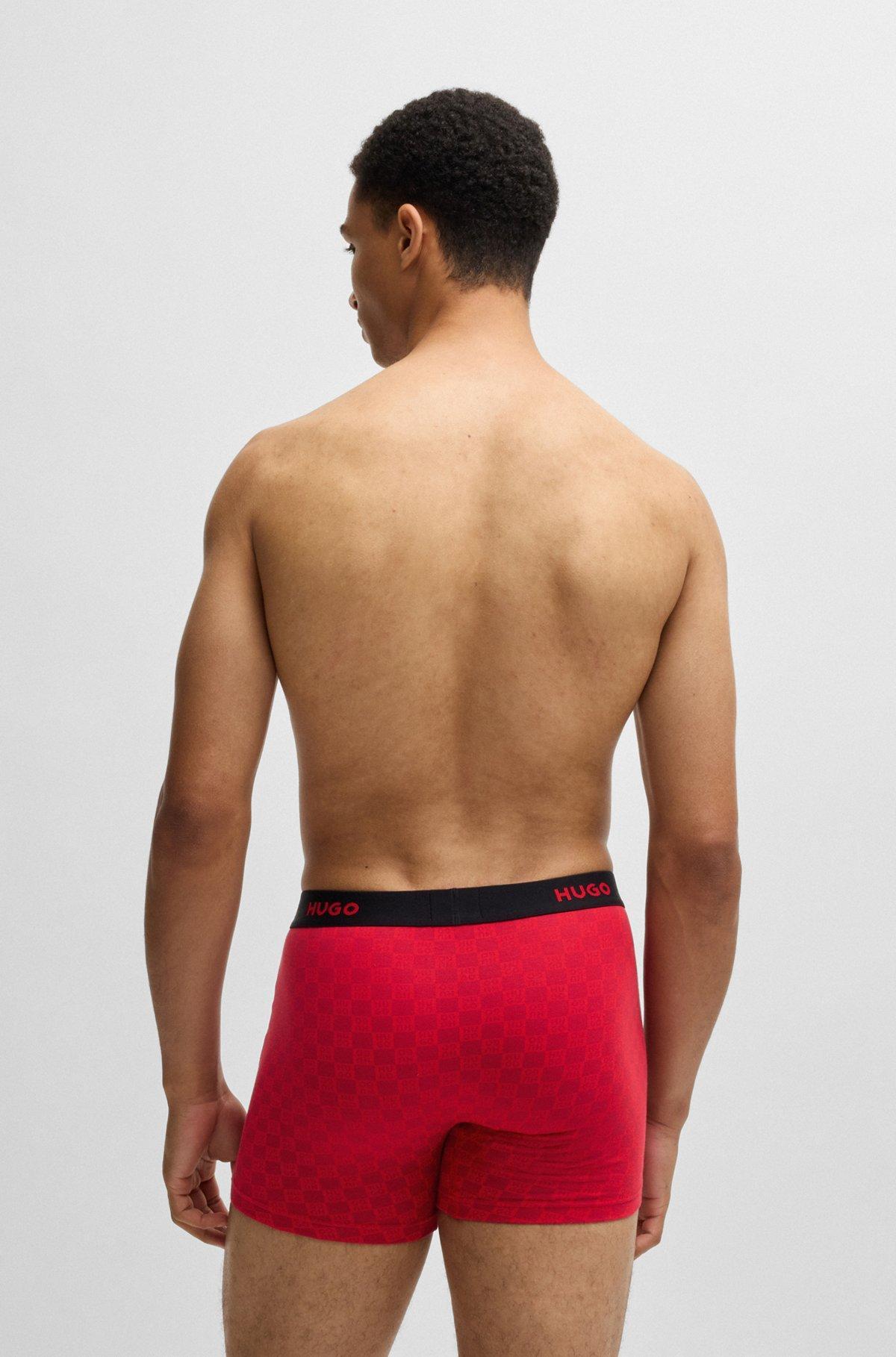 Three-pack of boxer briefs in stretch cotton Product Image