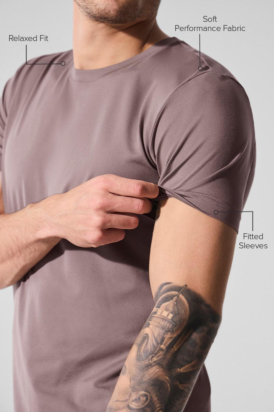 Conquer Reform Crewneck Short Sleeve - Mushroom Product Image