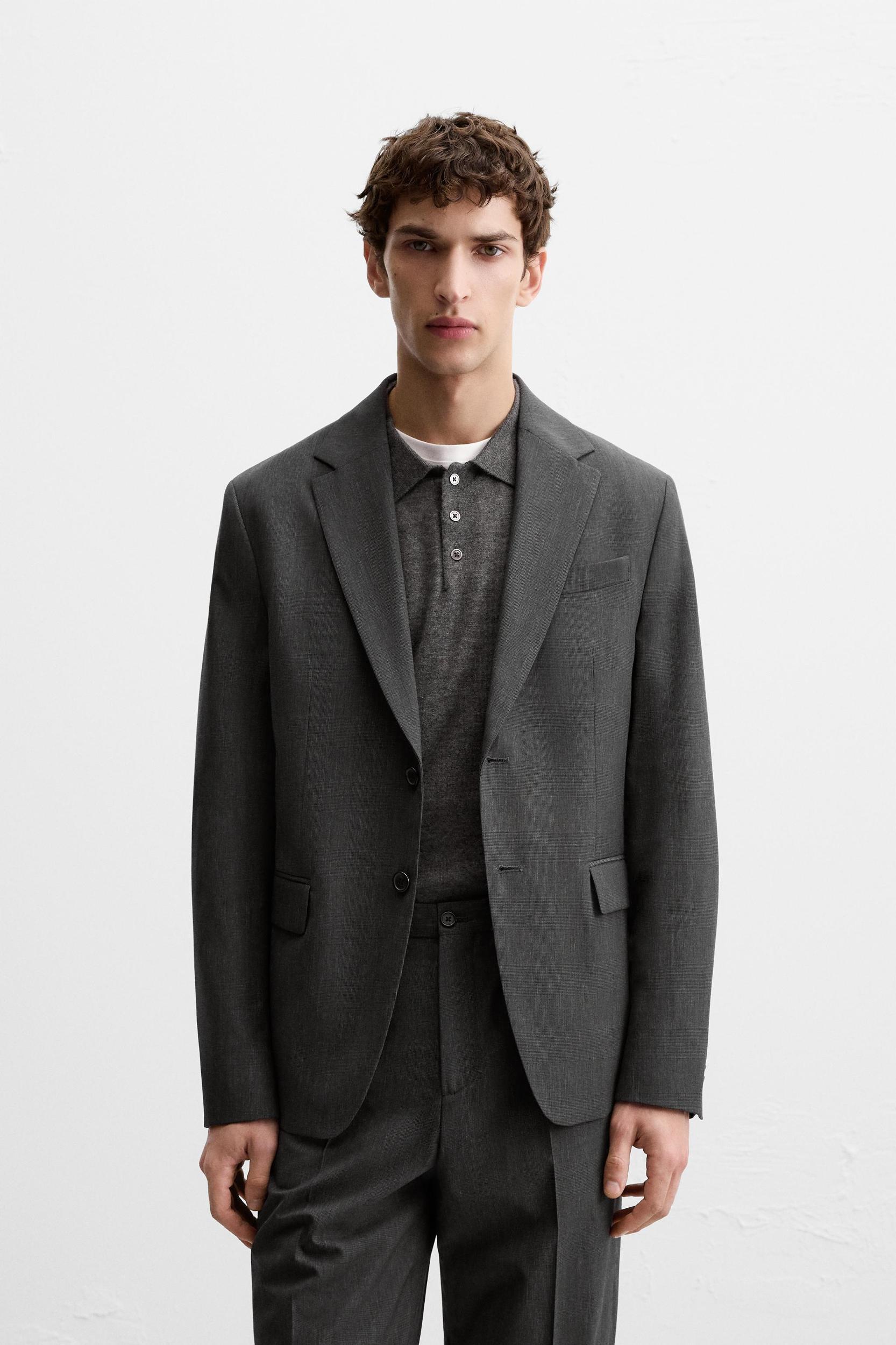 PLAID SUIT JACKET Product Image