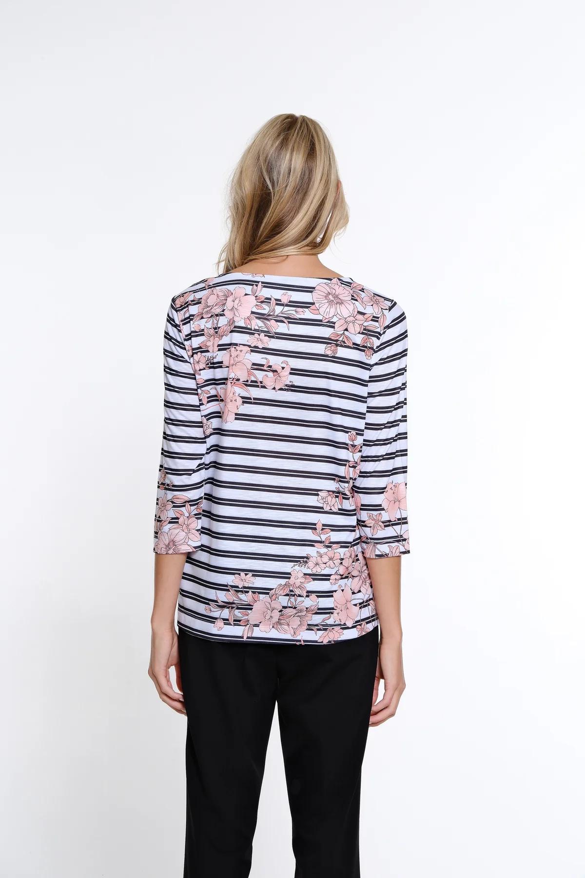 Floral Slub Knit Top Product Image
