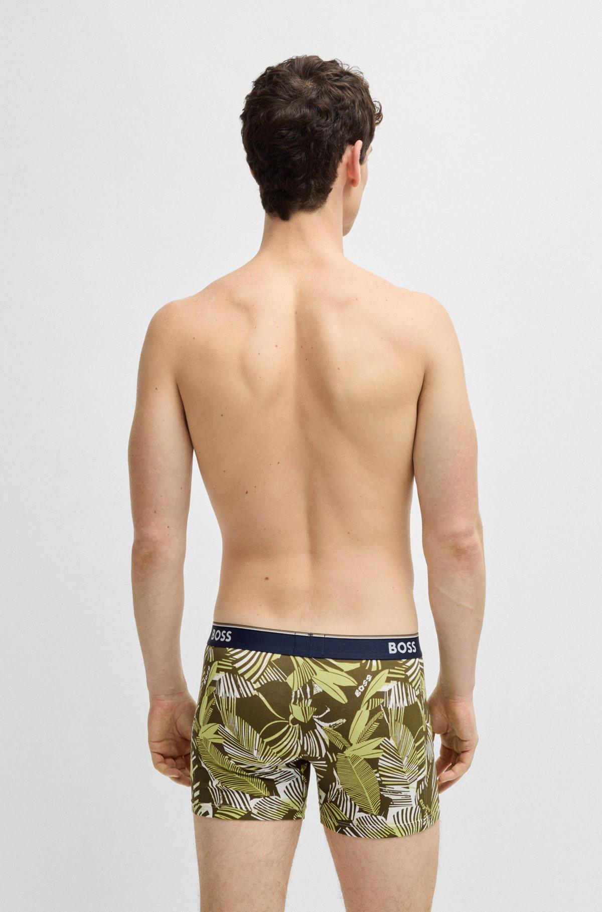 Three-pack of stretch cotton boxer briefs Product Image