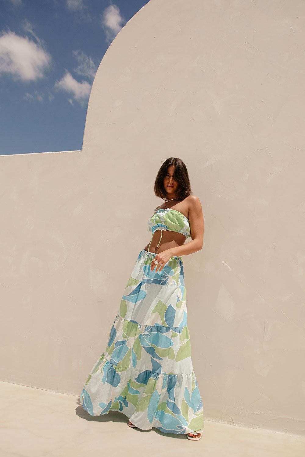 Aviva Top - Magnolia Blue Product Image