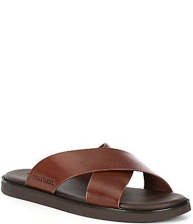 Cole Haan Mens Nantucket Cross Strap Slip On Slide Sandals Product Image
