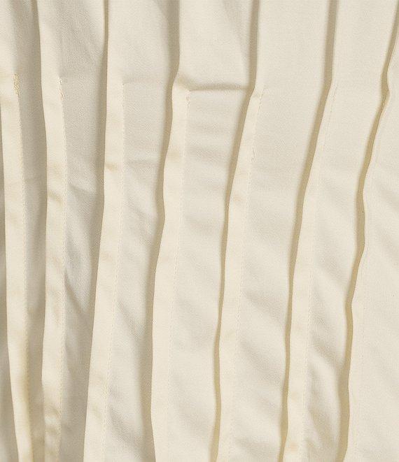 Antonio Melani x M.G. Style Jenny Round Neck Sleeveless Pleat A-Line Fringe Dress Product Image