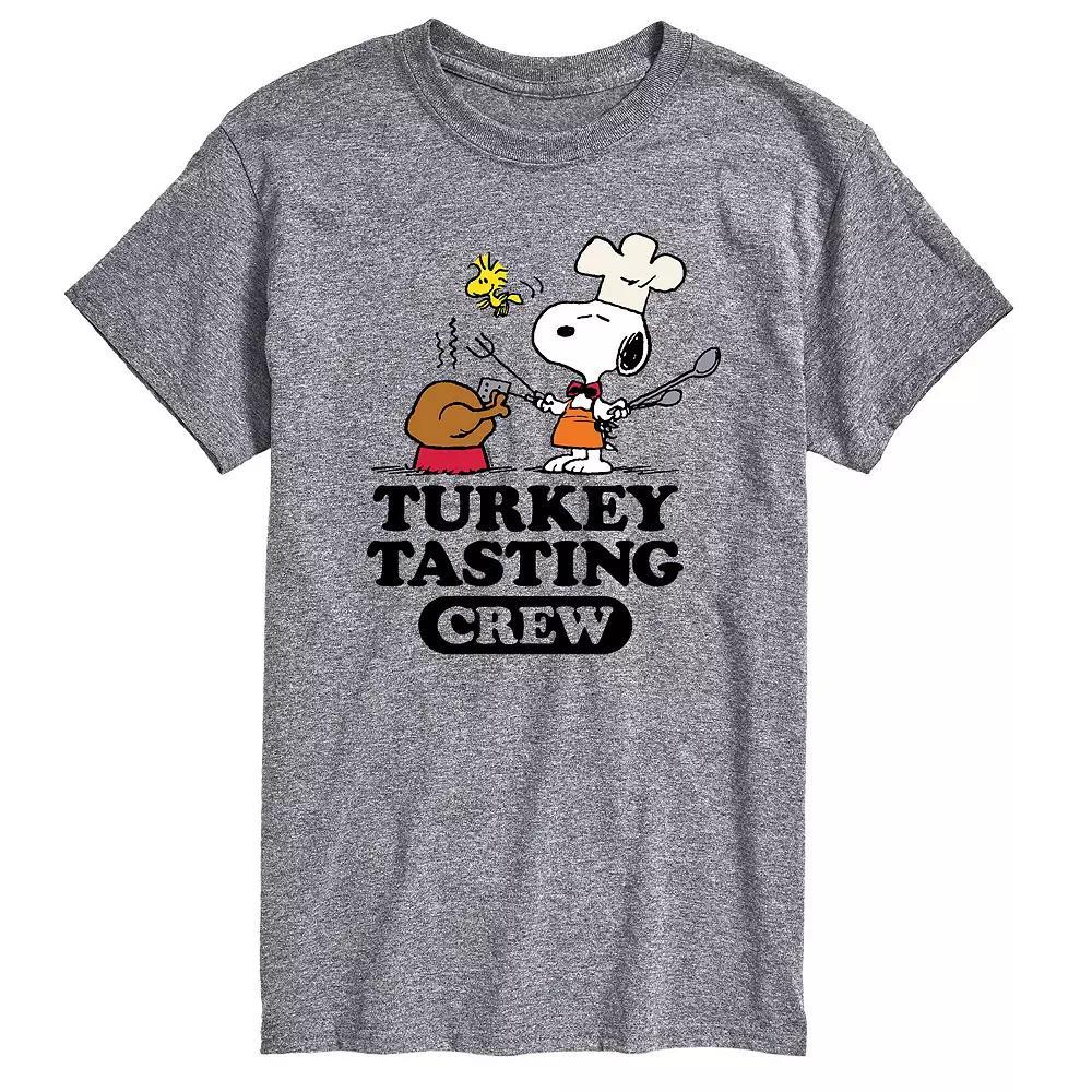 Big & Tall Peanuts Turkey Tasting Crew, Mens Product Image