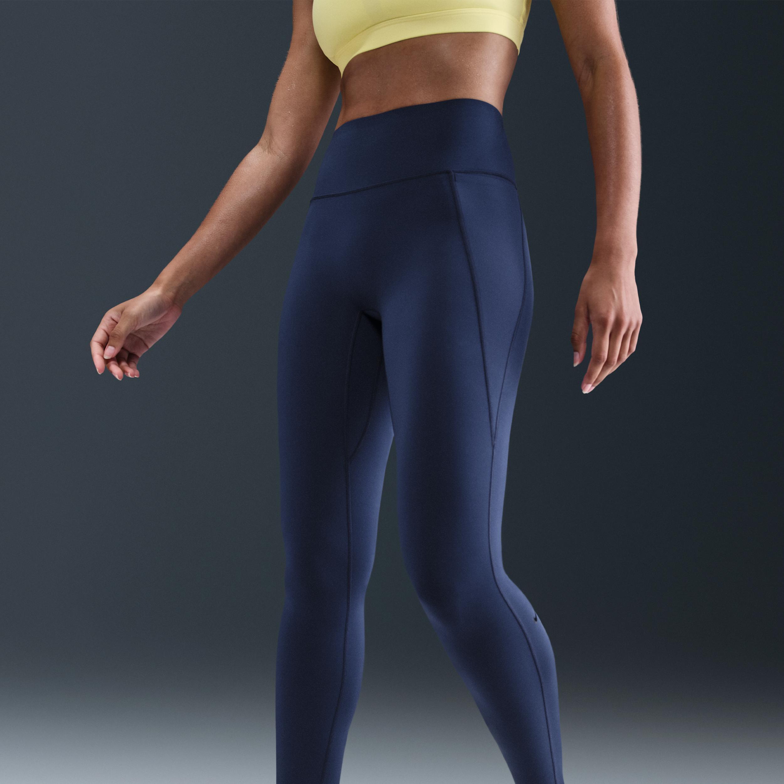 Nike Universa Women's High-Waisted Full-Length Leggings with No Front Seam Product Image