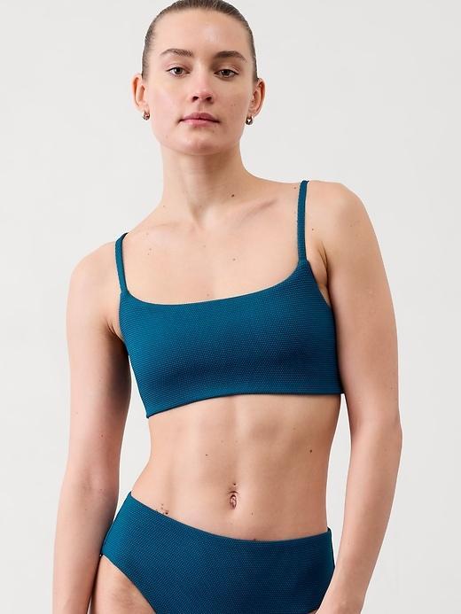 Scoop Pique Bikini Top A-C Product Image