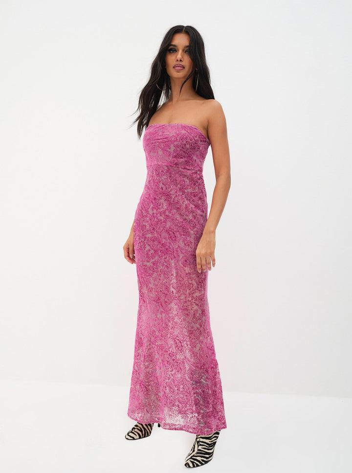 Francesca Maxi Dress — Purple Product Image