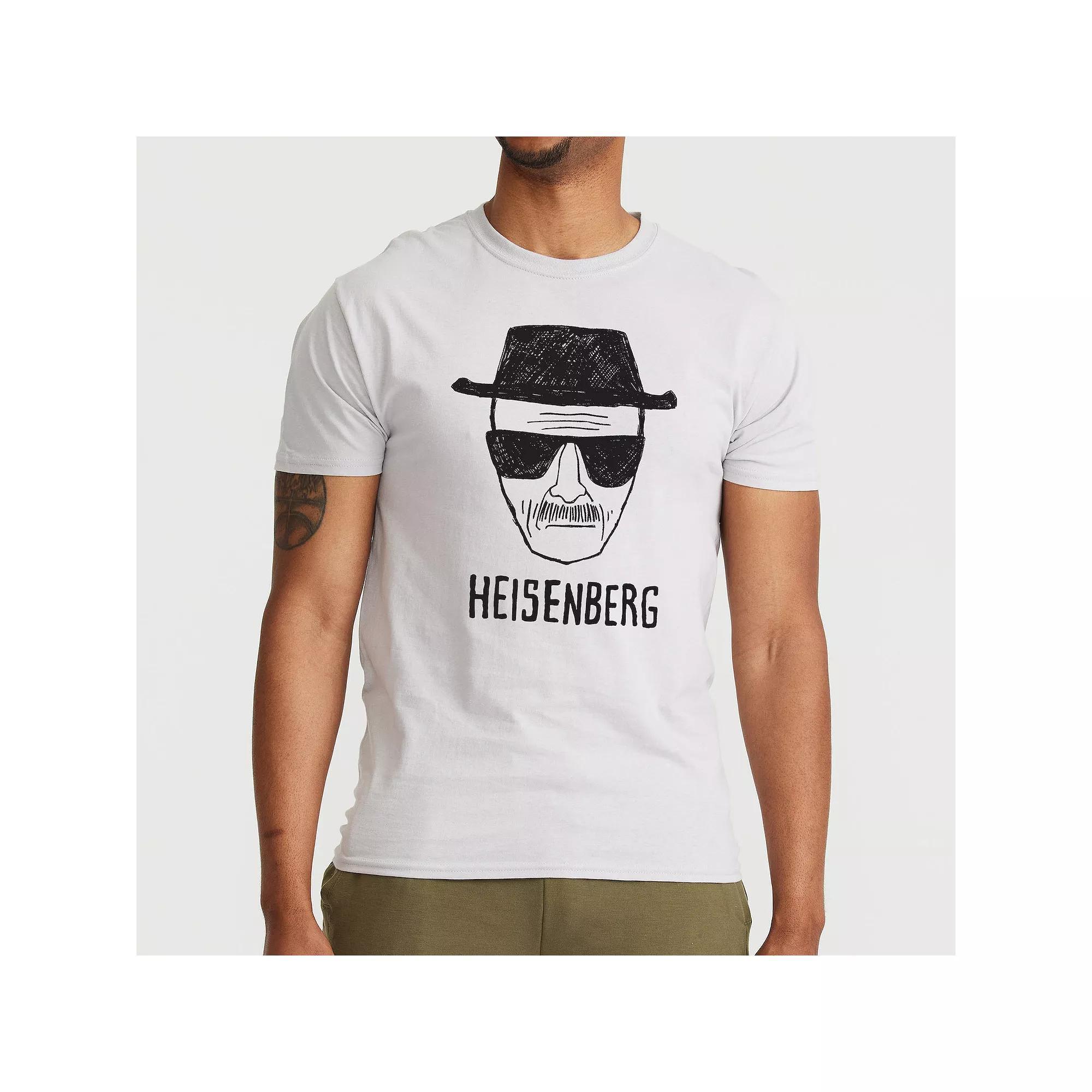 Men's Breaking Bad Heisenberg Sketch Graphic Tee, Size: Small, White Product Image