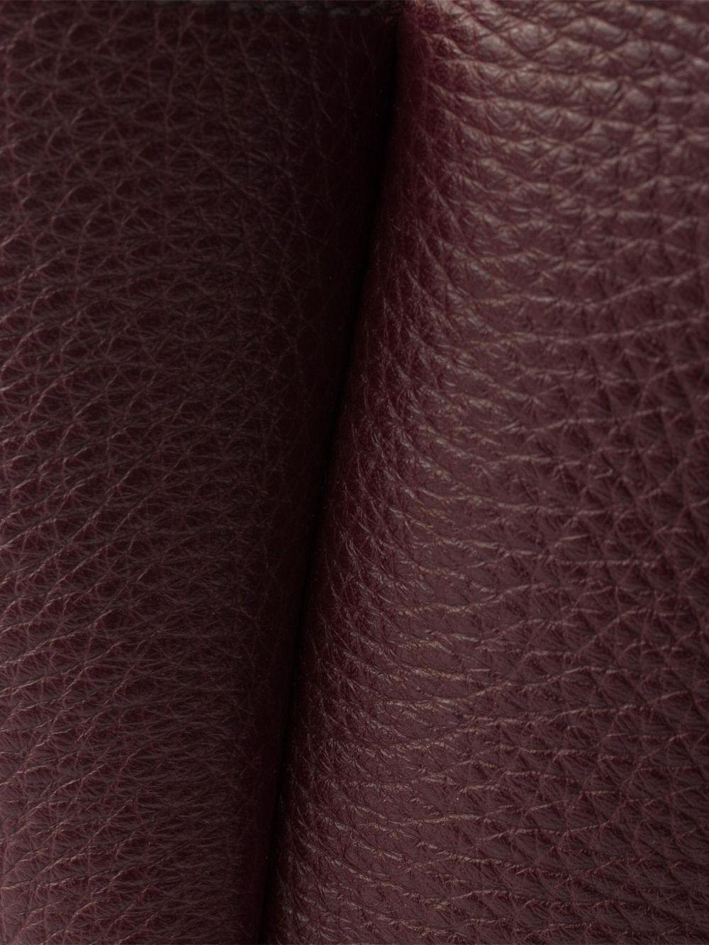 leather top-handle mini bag Product Image