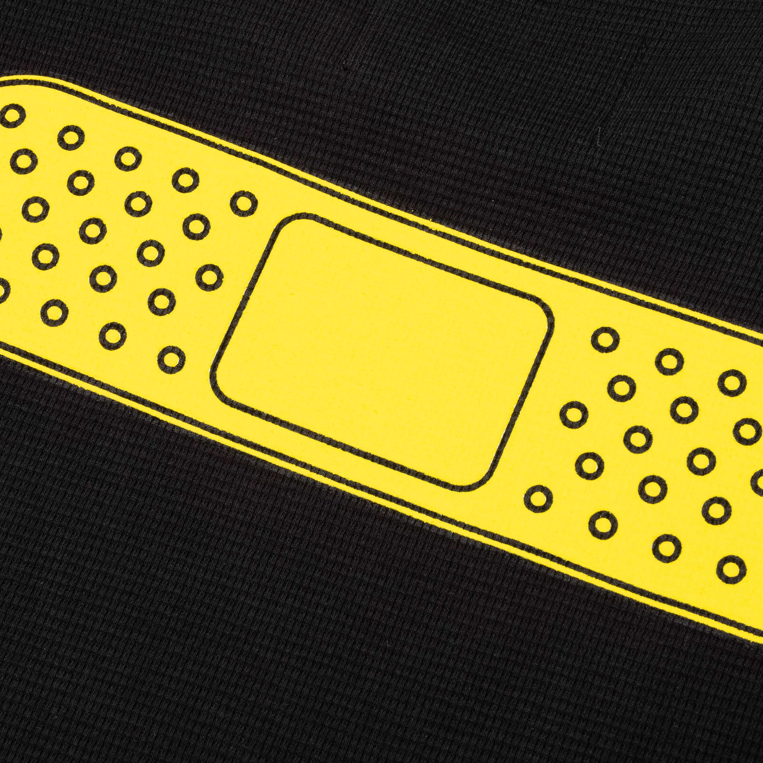39 Waffle Tee - Black/Yellow Male Product Image