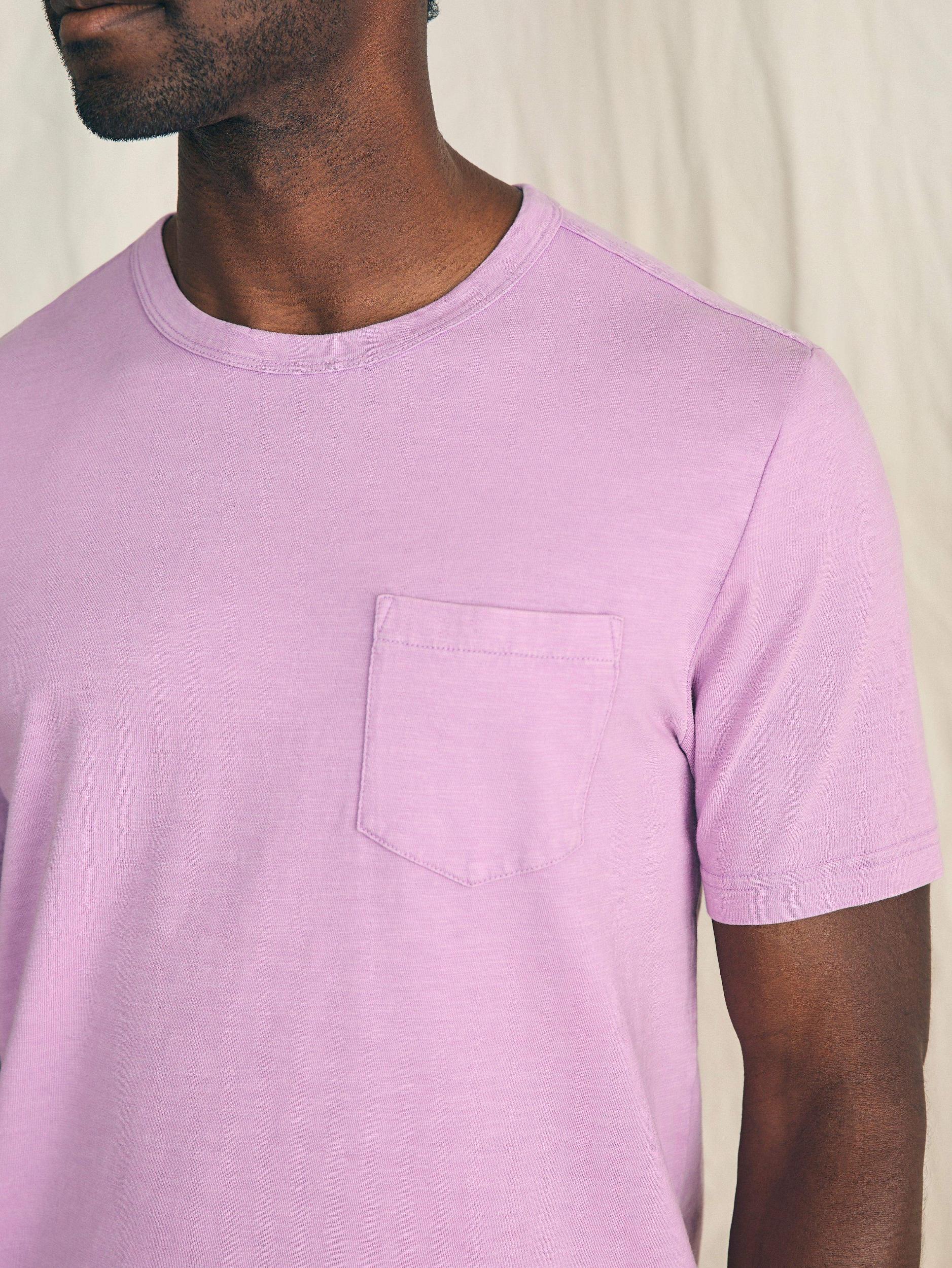 Sunwashed Pocket Tee - Summer Violet Male Product Image