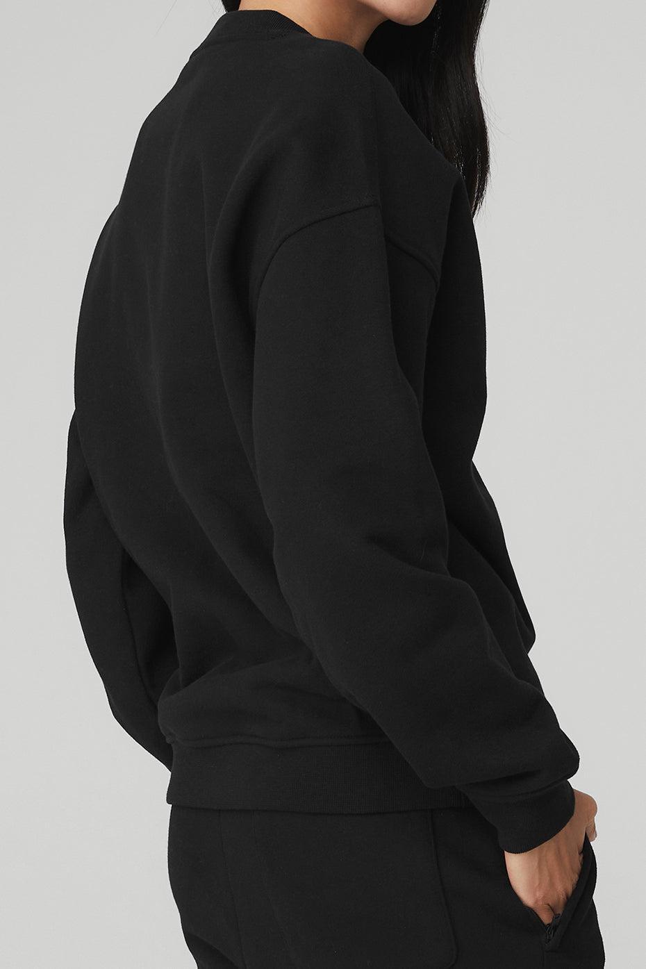 Renown Heavy Weight Crew Neck Pullover - Black Product Image
