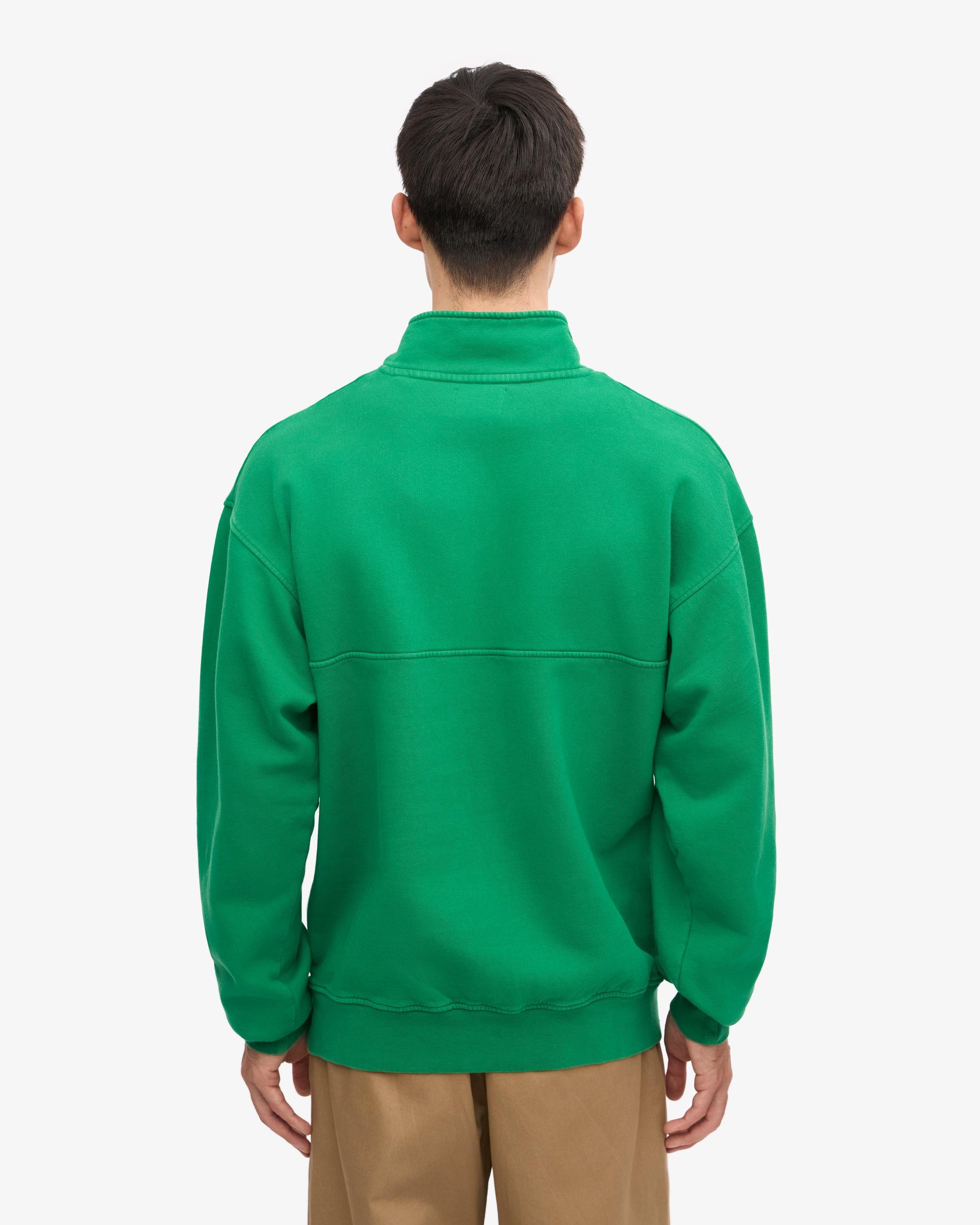 Organic Quarter Zip - Kelly Green Product Image