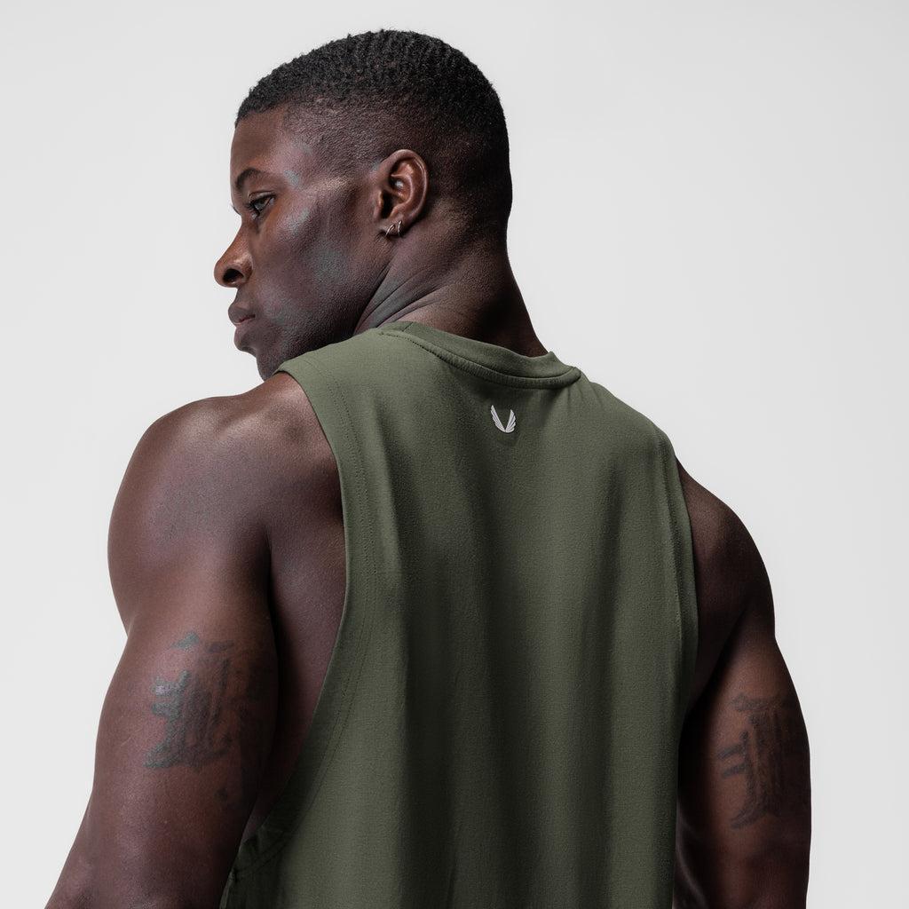 0926. Supima® Muscle Tank - Space Grey Product Image