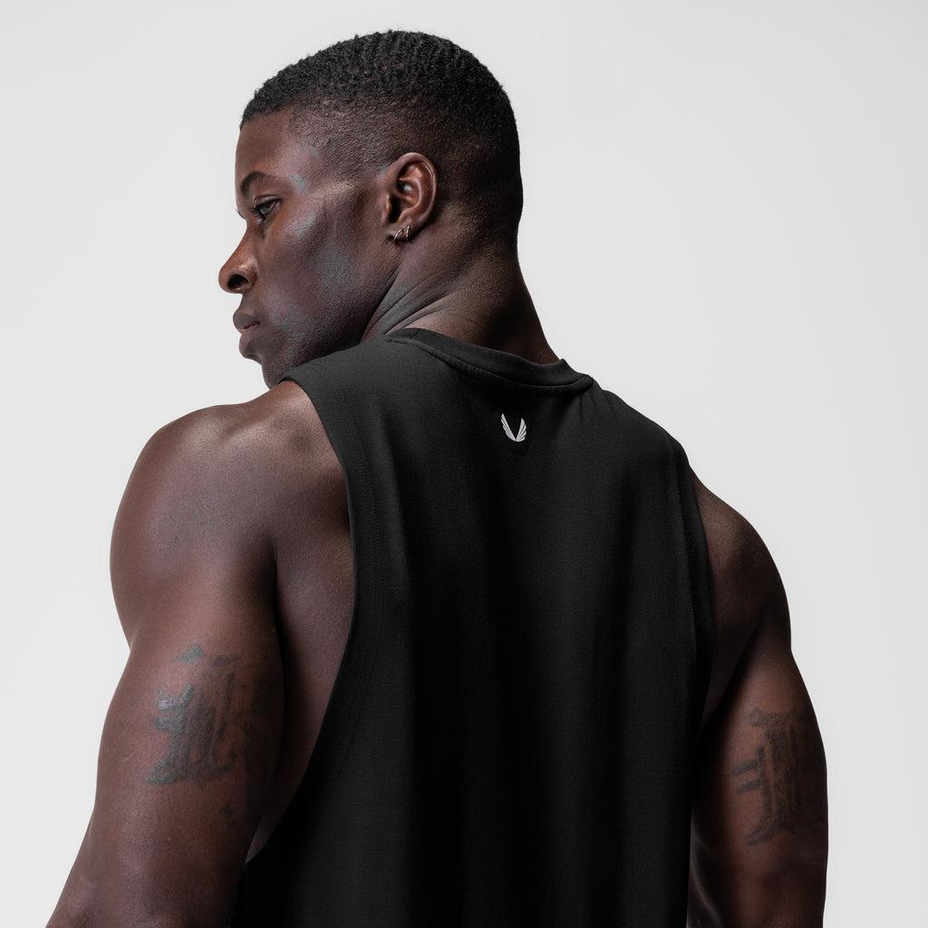 0926. Supima® Muscle Tank - Space Grey Product Image