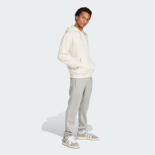 adidas Trefoil Essentials Hoodie Wonder White M Mens Product Image