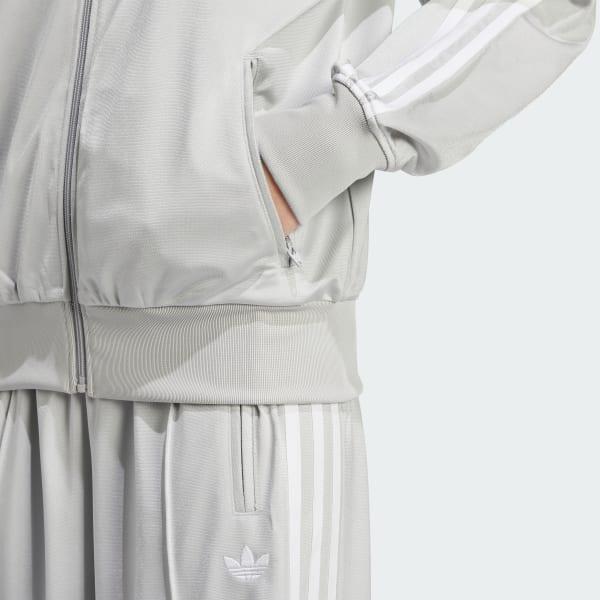 adidas Adicolor Classic Firebird Loose Track Top Grey Two S Womens Product Image