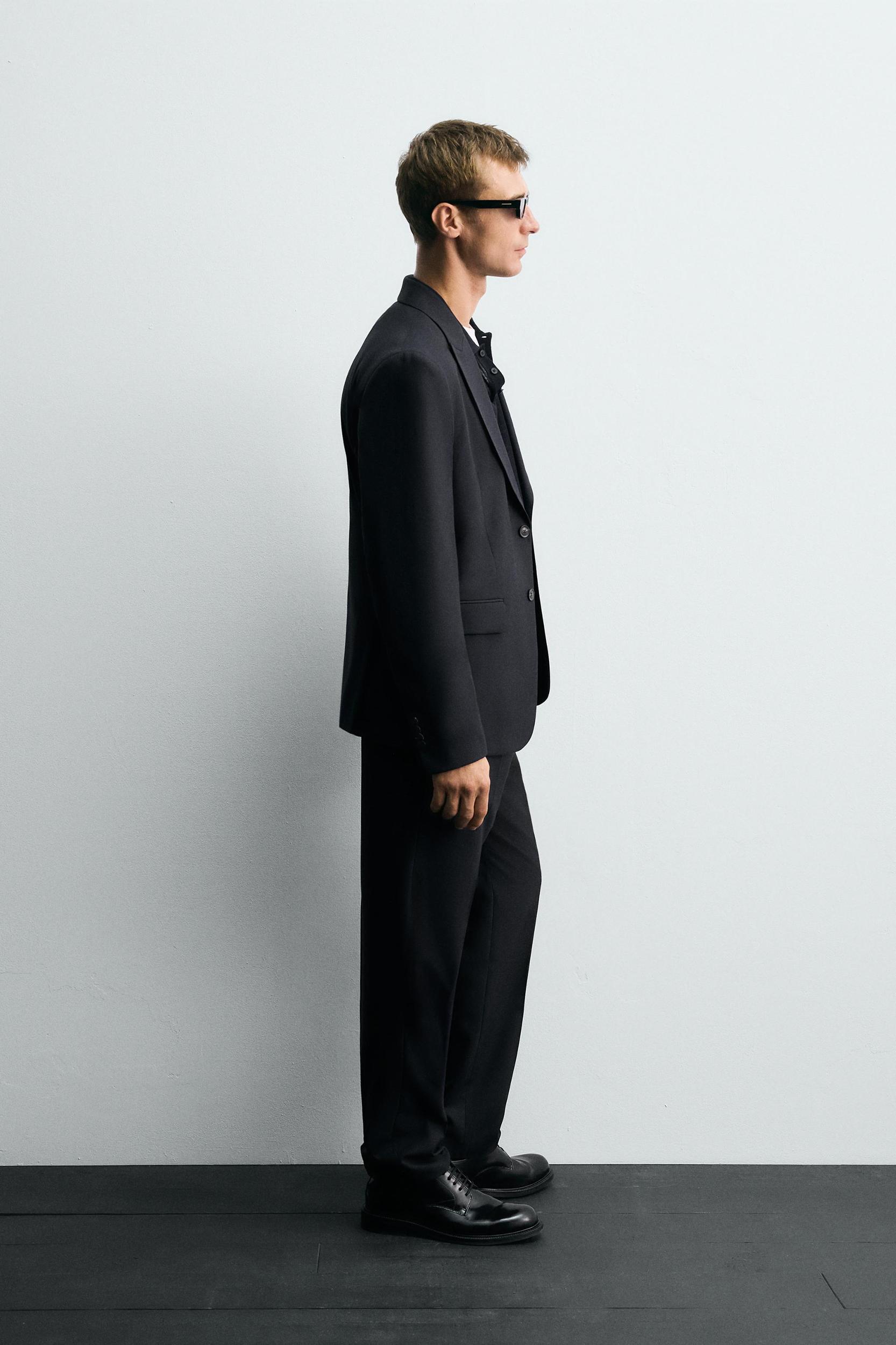HERRINGBONE SUIT BLAZER Product Image