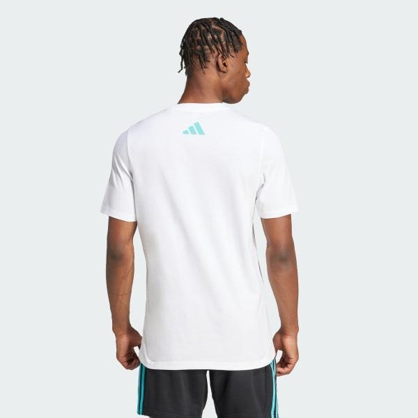 adidas Mercedes - AMG Petronas Formula One Team DNA Graphic Tee White 2XL Mens Product Image