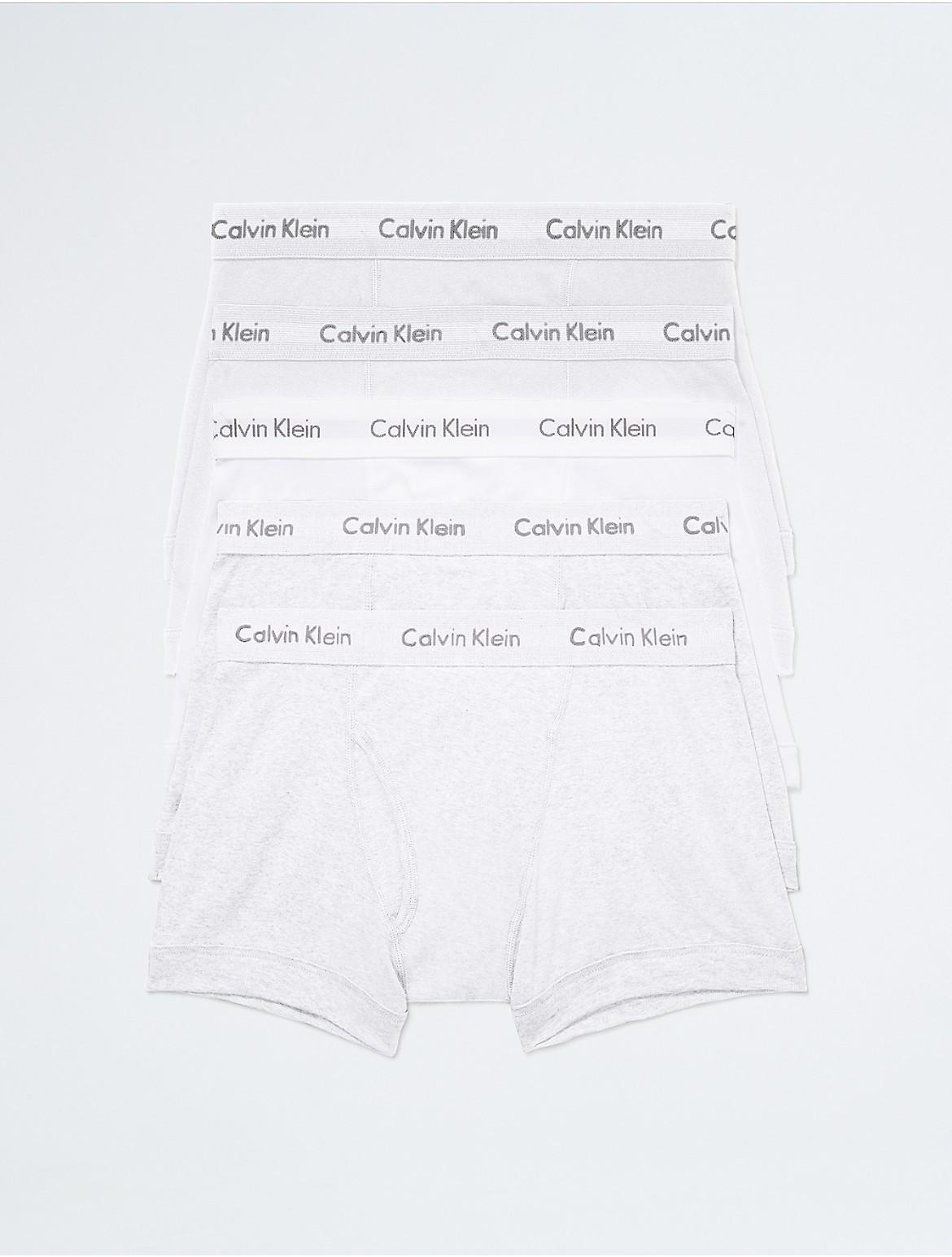 Calvin Klein Men's Cotton Classics 5-Pack Trunk - White - XXL Product Image