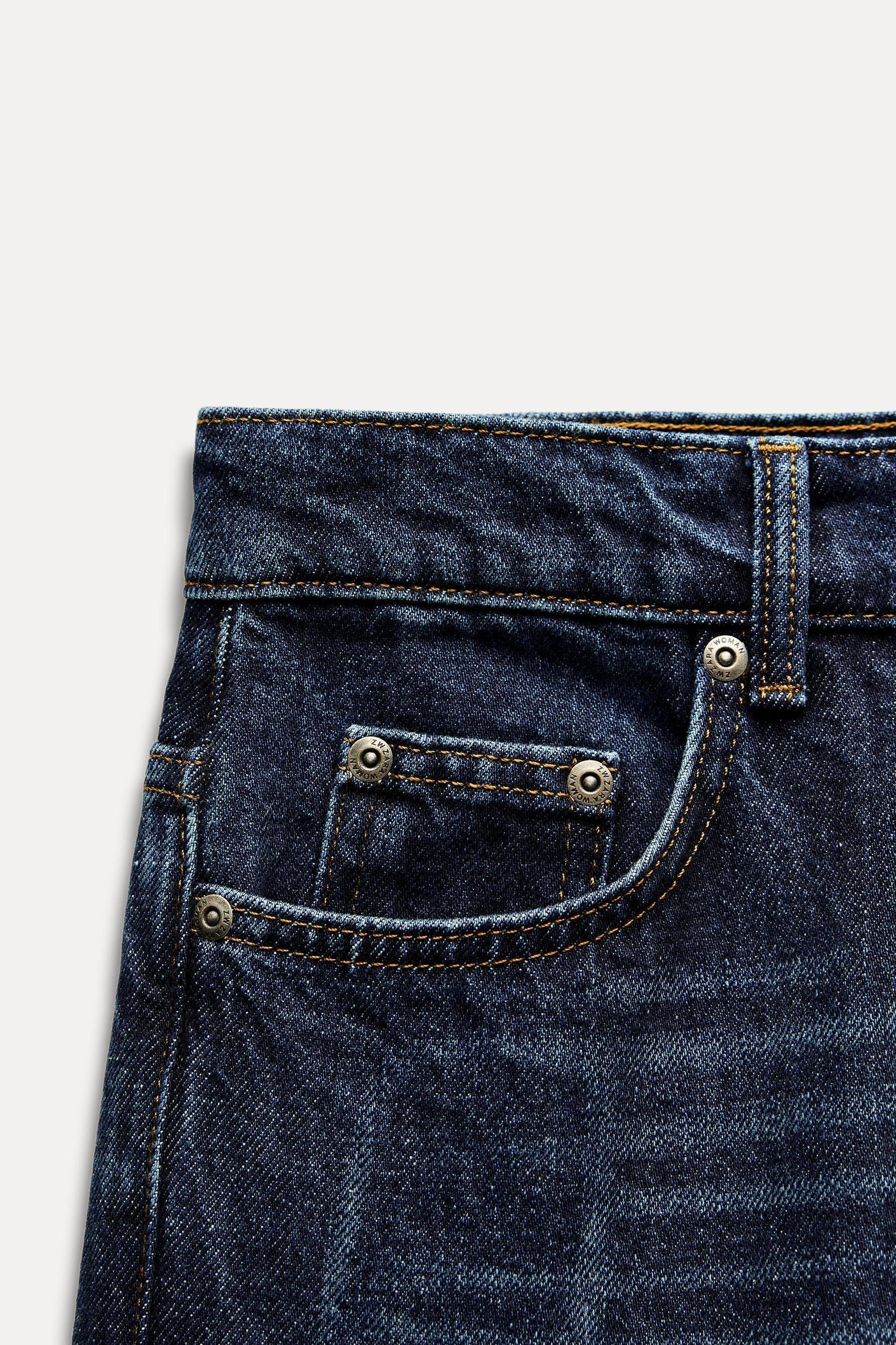 STRAIGHT CUT MID RISE JEANS ZW COLLECTION Product Image