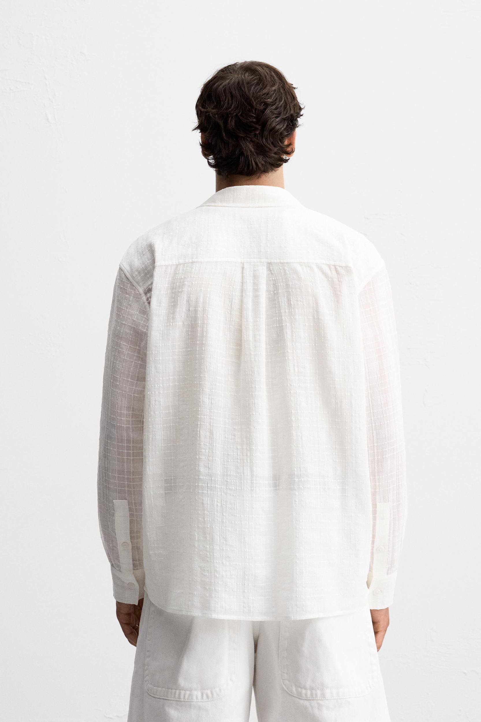 CHECKERED JACQUARD SHIRT Product Image