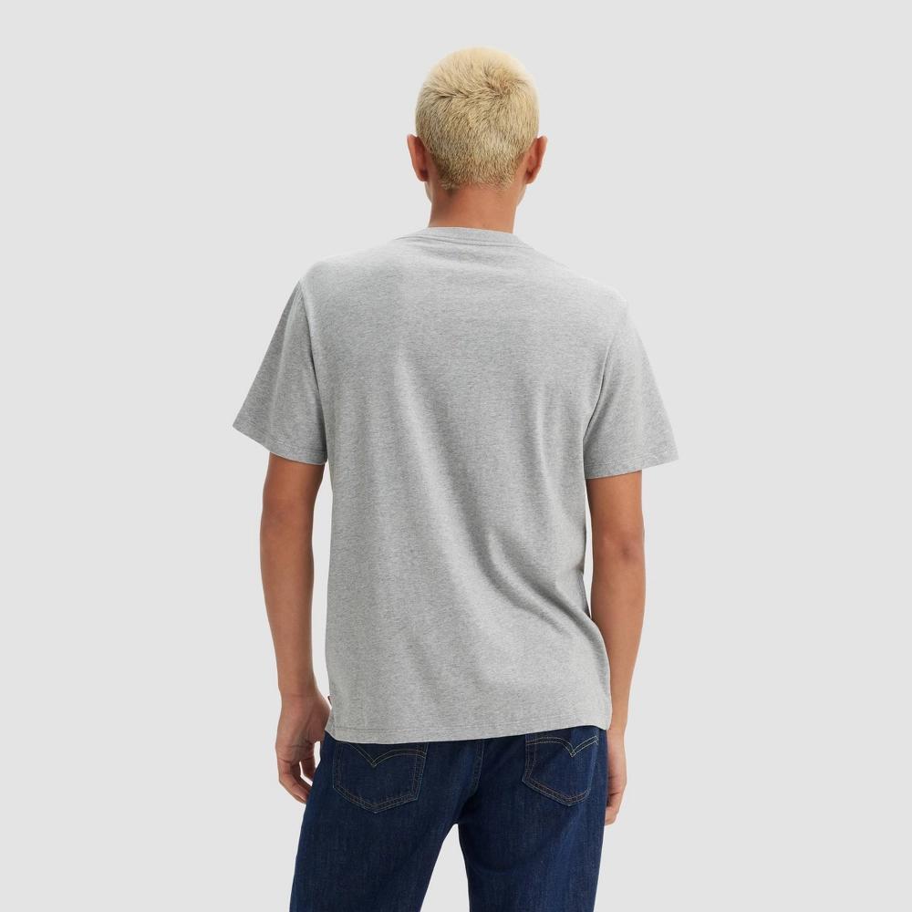 Levis Mens Classic Fit Short Sleeve Crewneck T-Shirt - Heathered Gray M Product Image