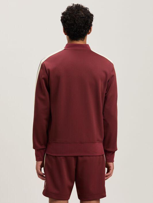 CLASSIC LOGO BOMBER TRACK JKT BURGUNDY - Product Image