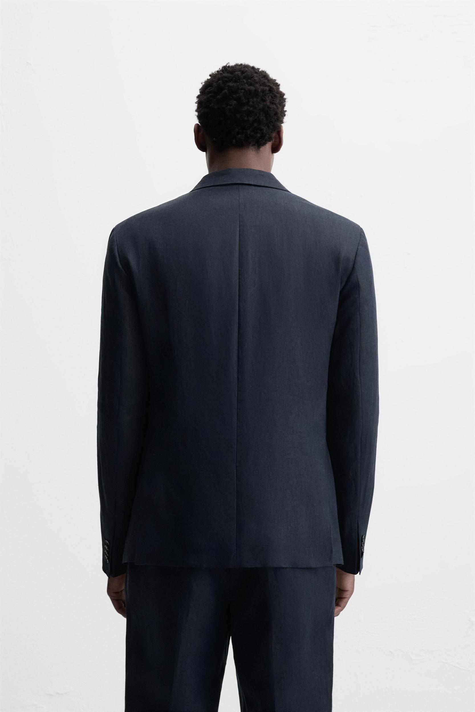 100% LINEN SUIT BLAZER Product Image