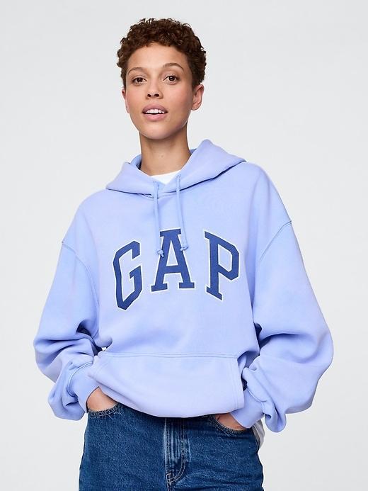 VintageSoft Oversized Logo Hoodie Product Image
