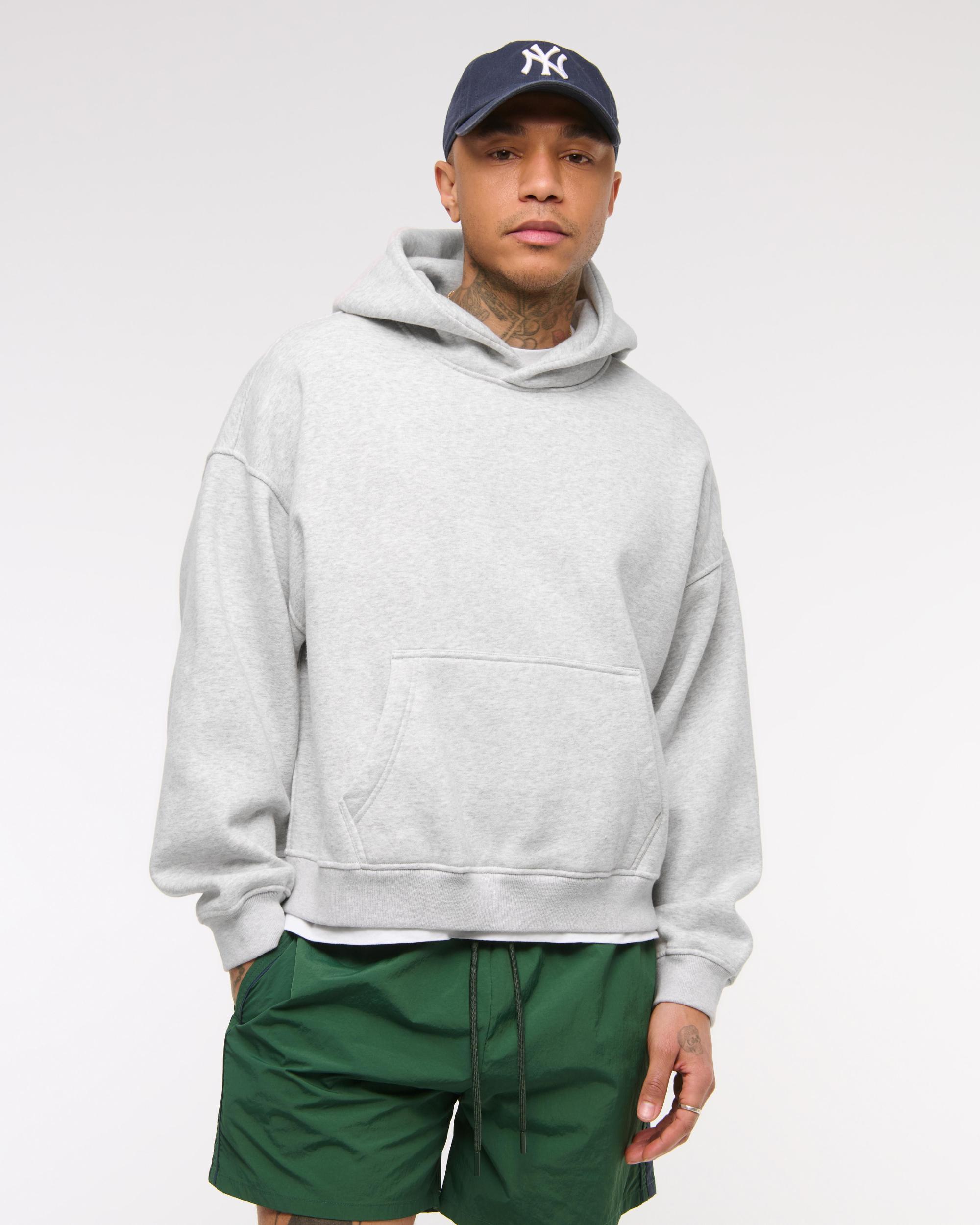 Cropped Essential Popover Hoodie Product Image