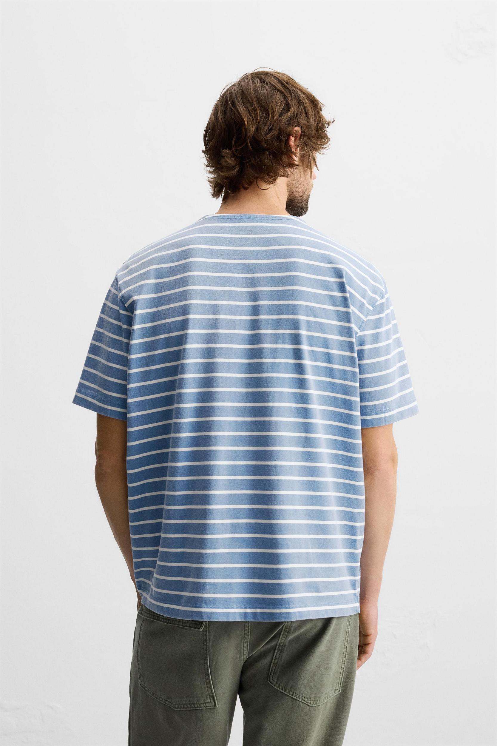 STRIPED JACQUARD T-SHIRT Product Image