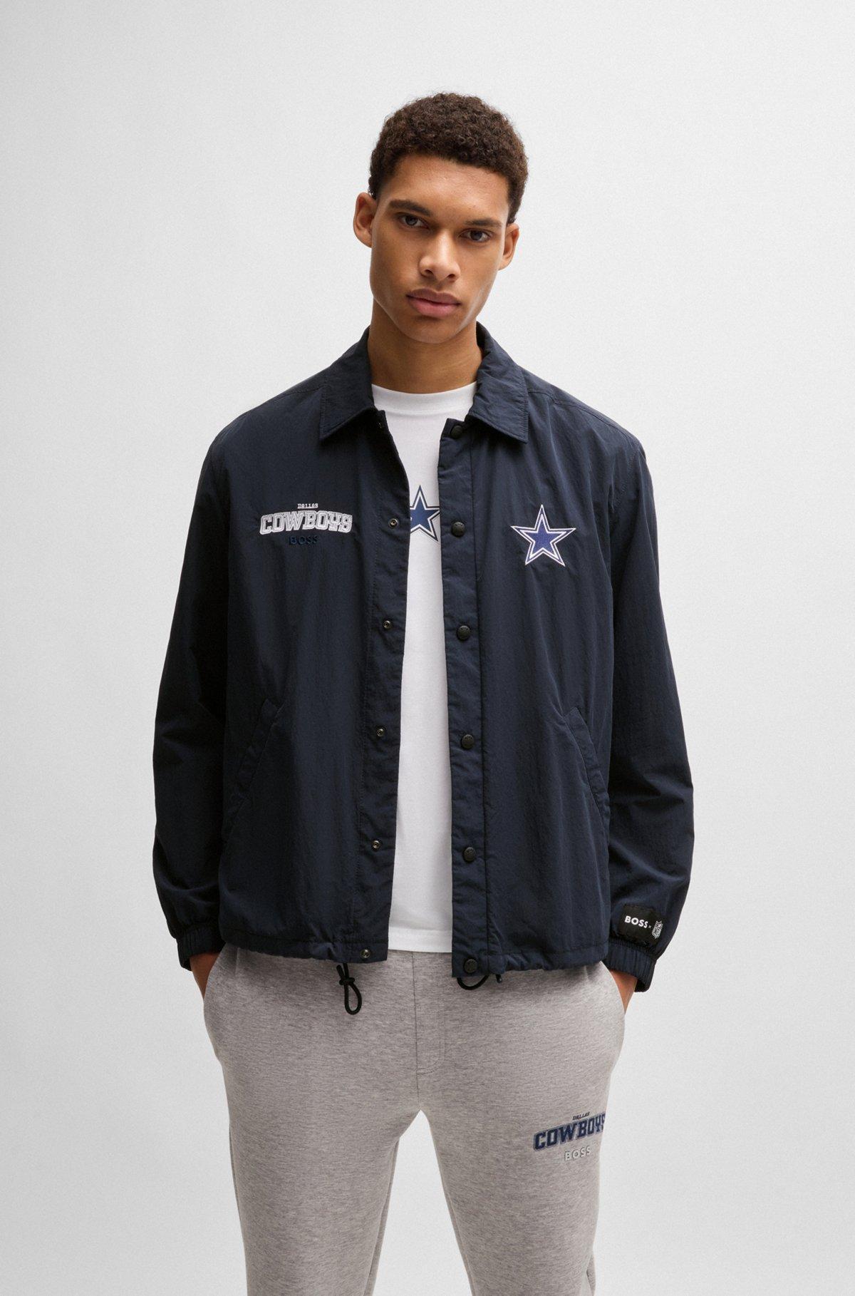 BOSS x NFL water-repellent jacket with embroidered branding Product Image
