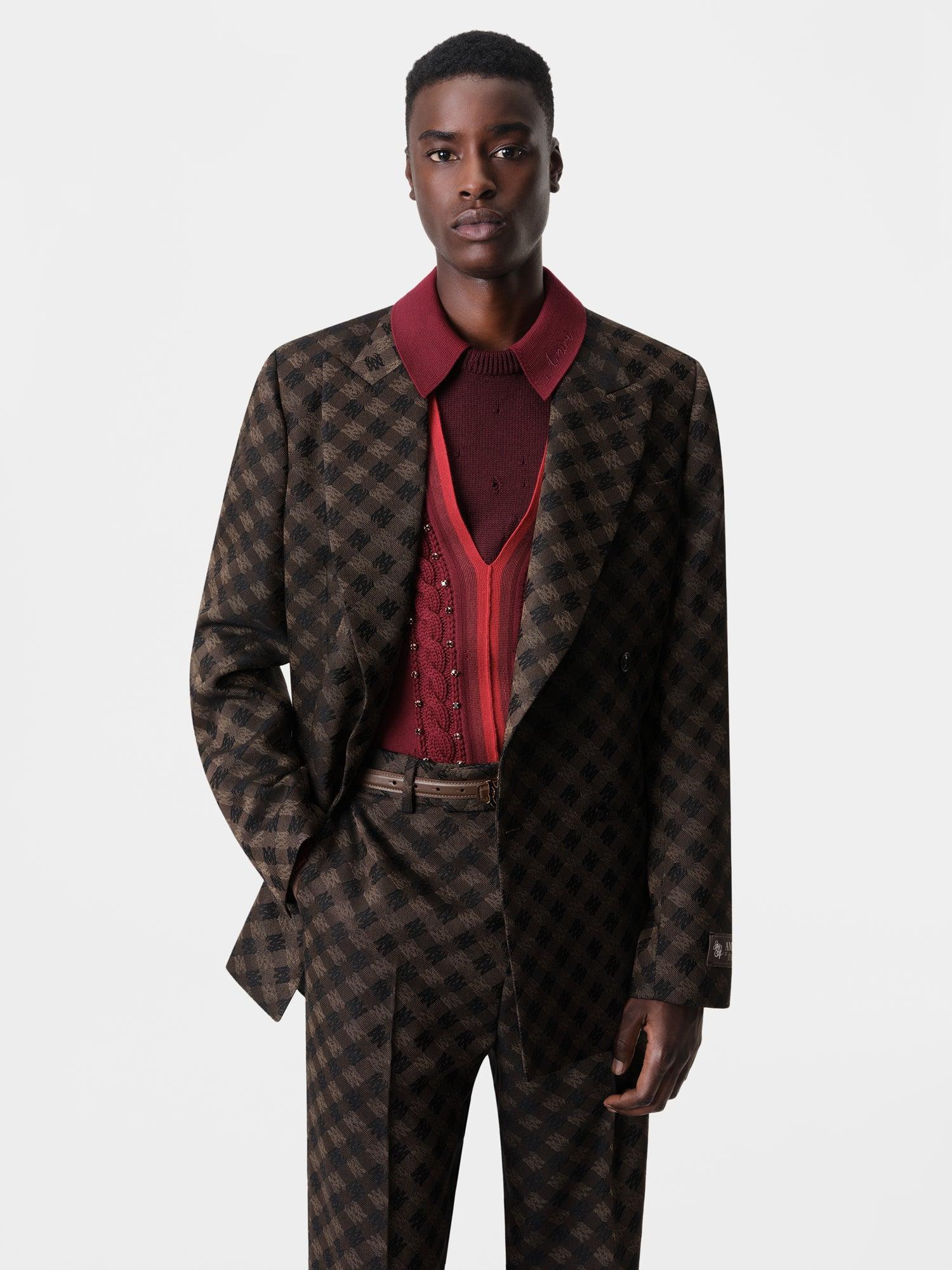 TONAL MA QUAD DOUBLE-BREASTED BLAZER - Black Male Product Image