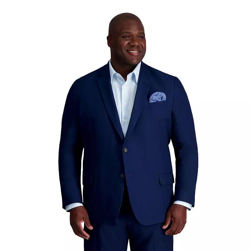 Big & Tall Haggar Smart Wash Repreve Suit Jackets, Mens Black Product Image