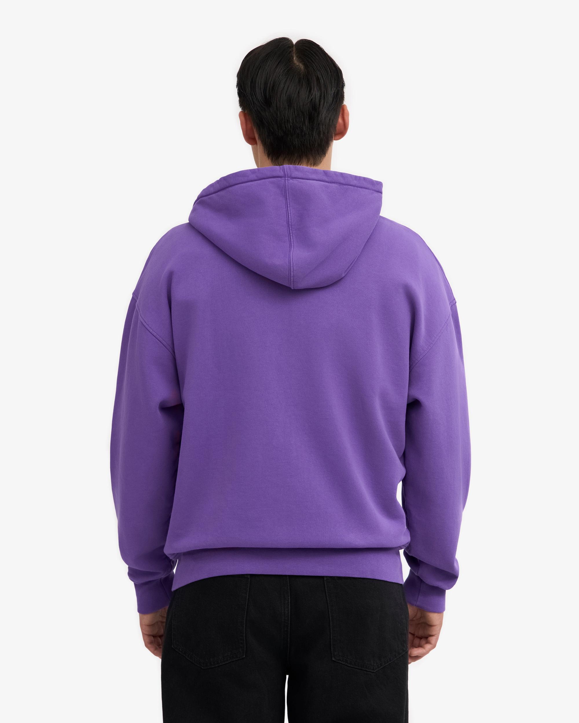 Organic Oversized Zip Hood - Neptune Blue Product Image
