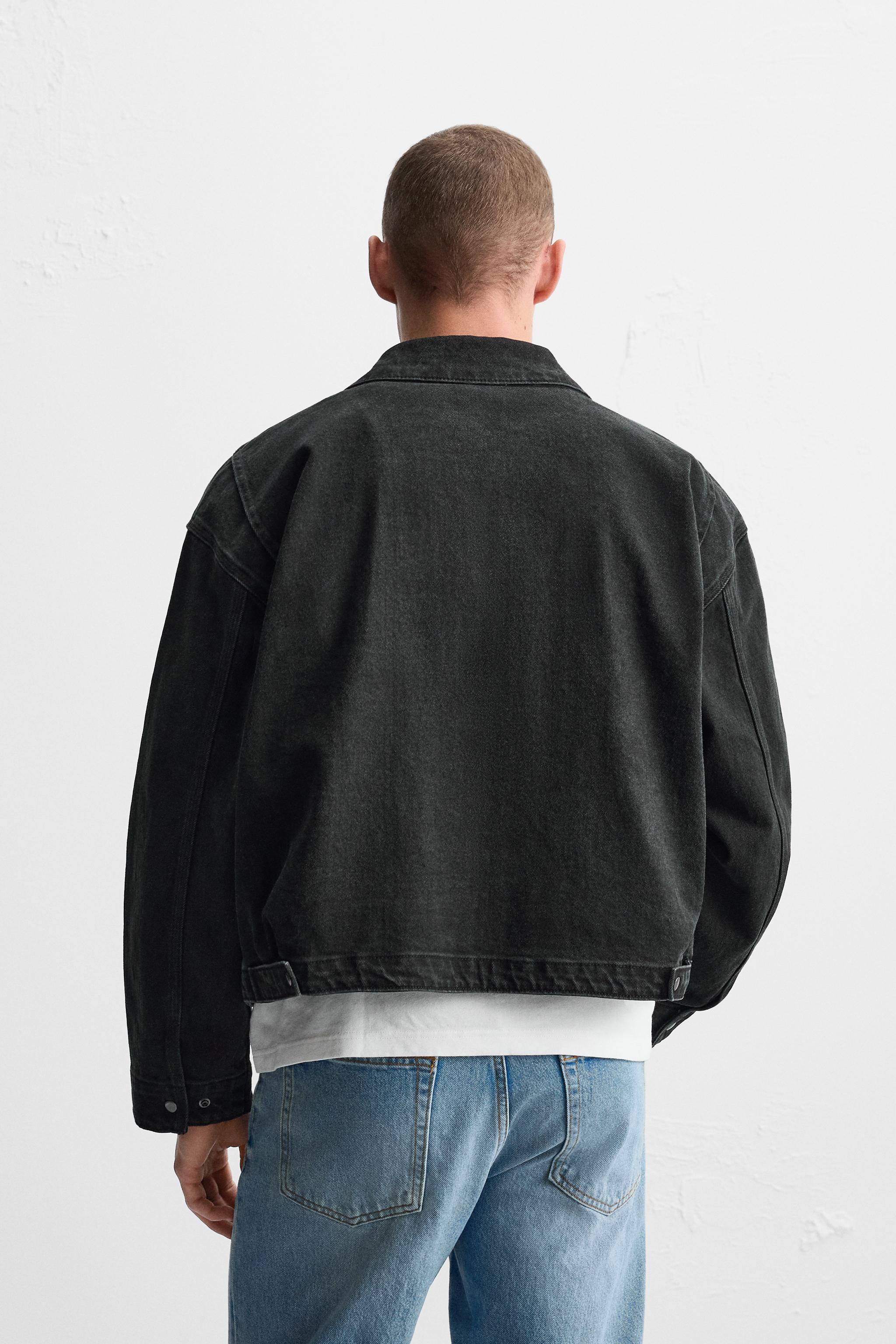 BOXY FIT DENIM JACKET Product Image