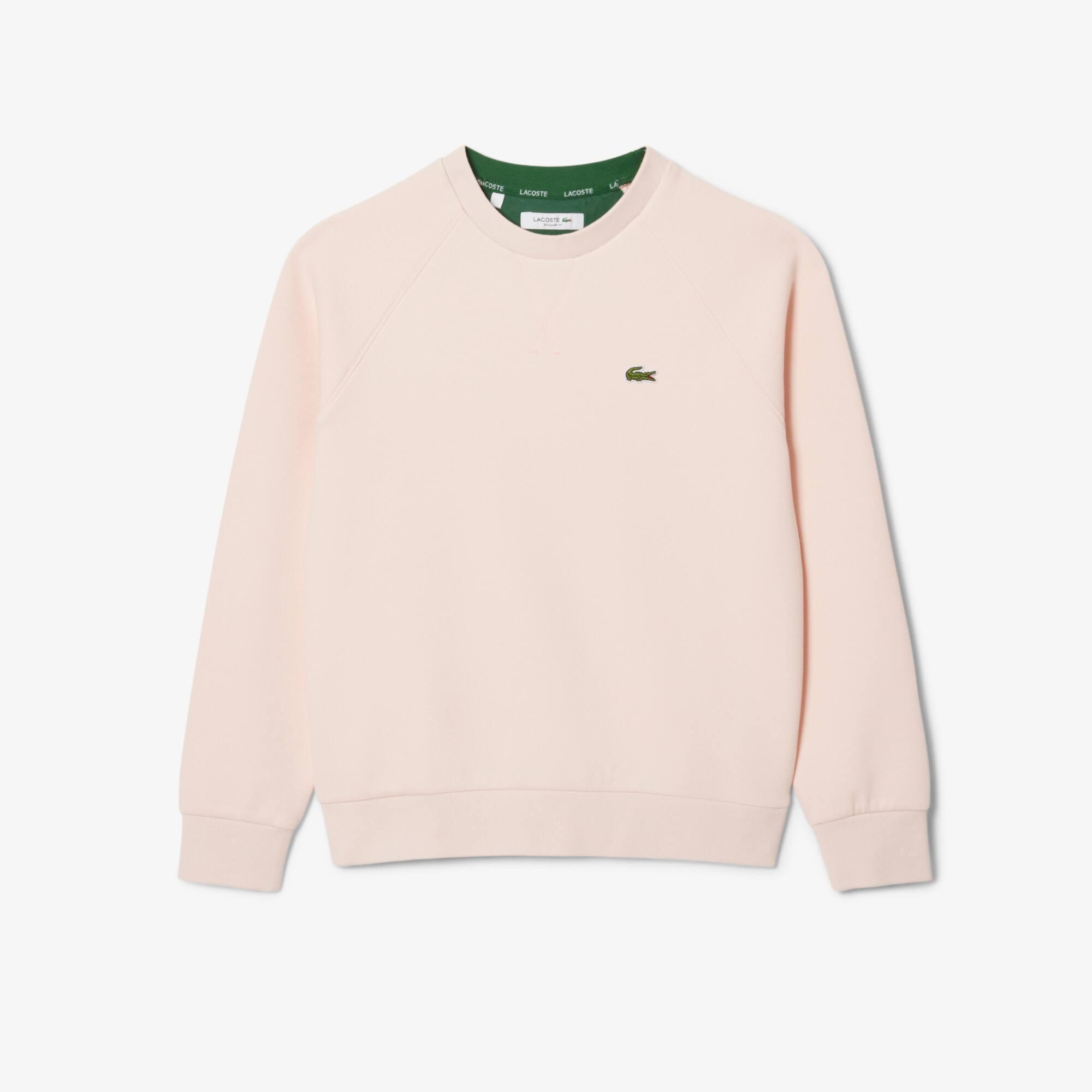 Crew Neck Piqué Sweatshirt Product Image