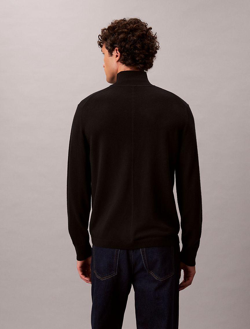 Merino Wool Mock Neck Sweater Product Image