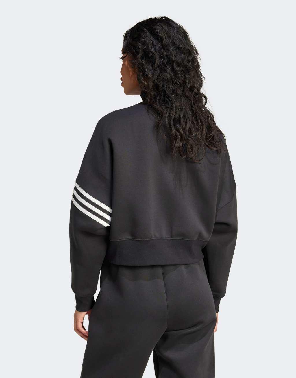 adidas Originals neuclassics sweatshirt in black Product Image