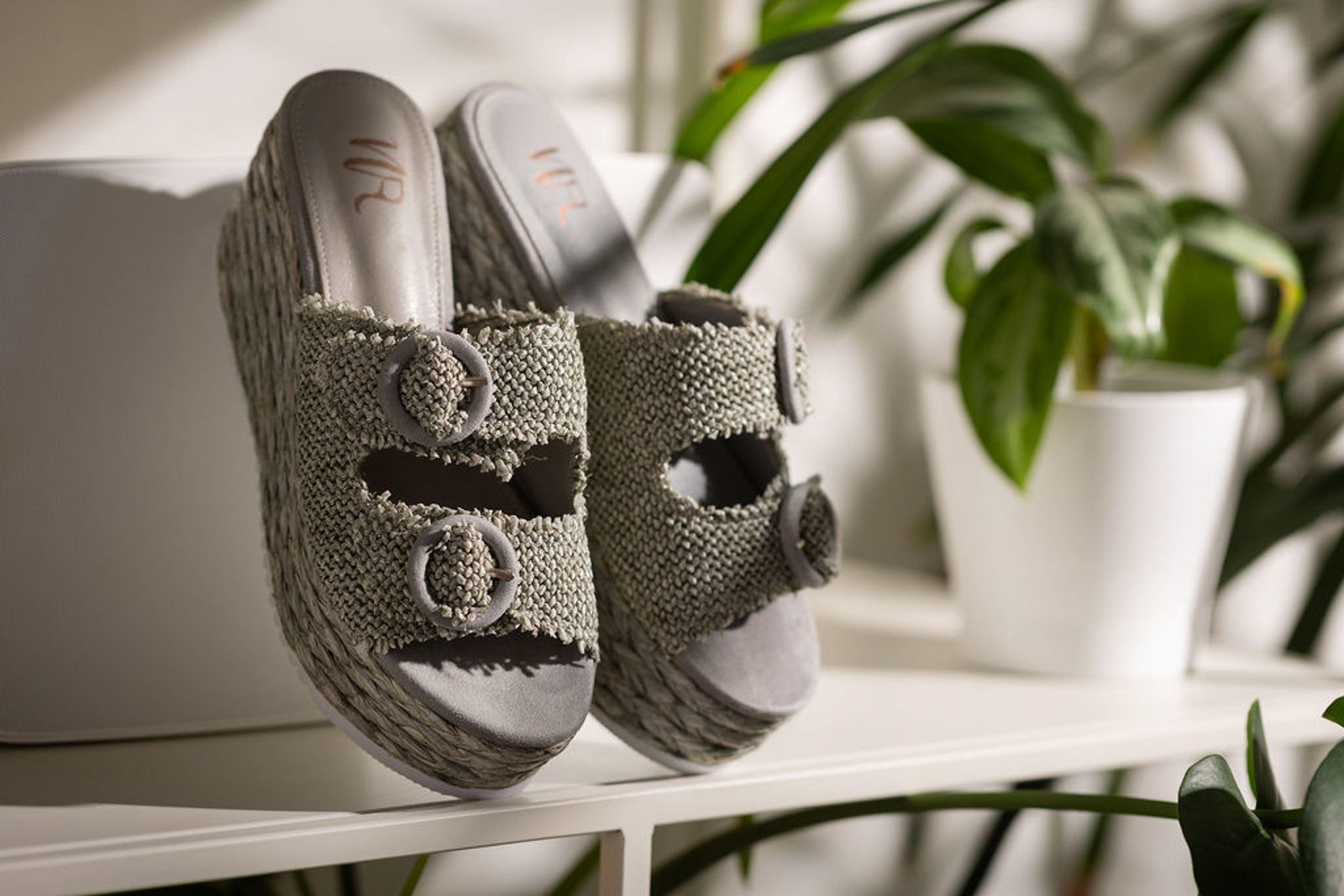 Eriwen Buckle Wedge in Teal (Online Exclusive) Product Image