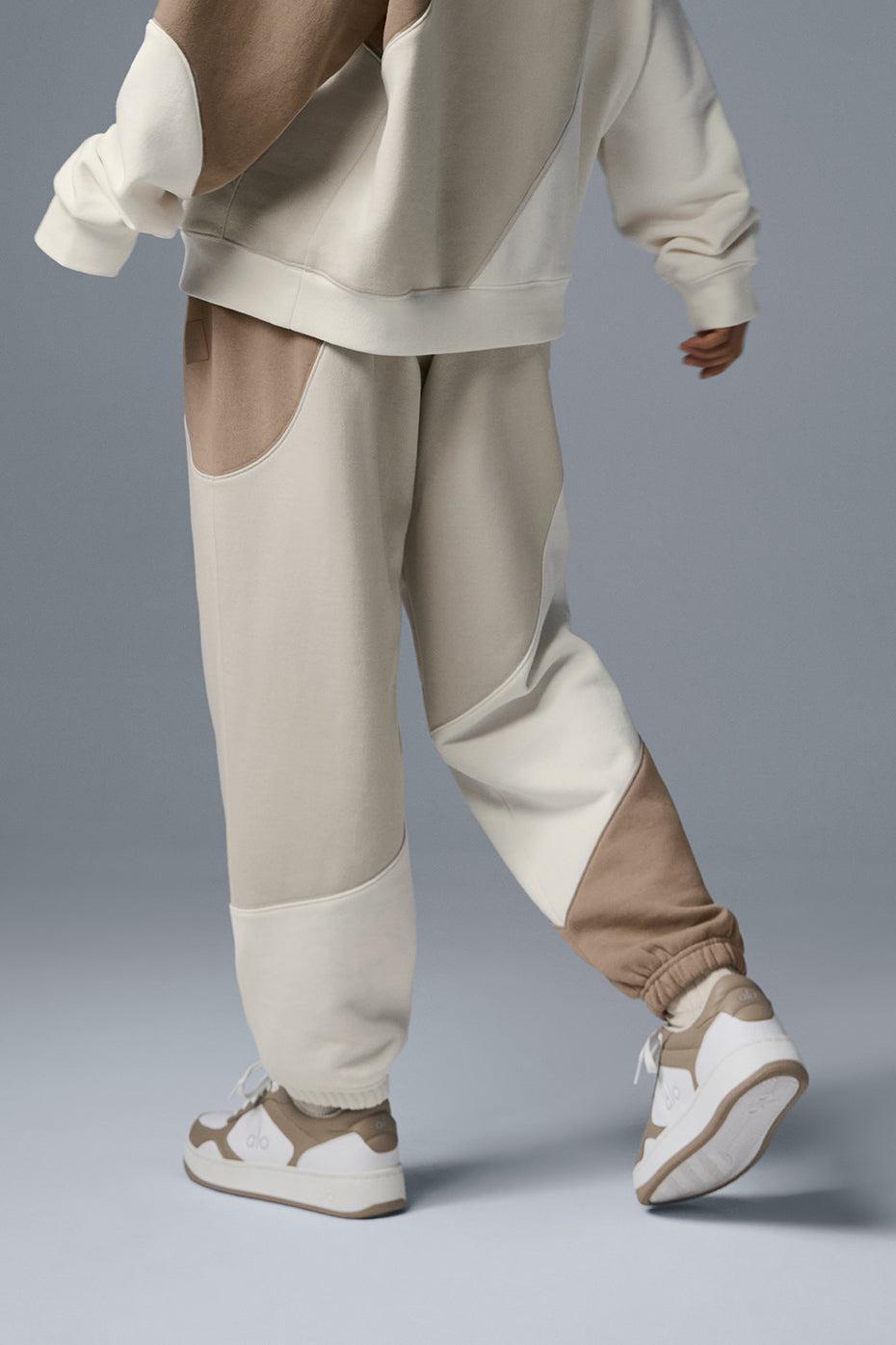 Make Waves Sweatpant - Ivory/Bone/Gravel Product Image