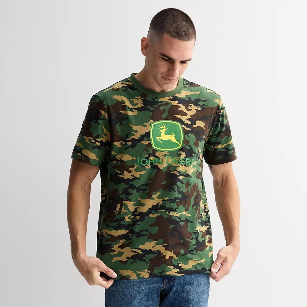 Mens John Deere Graphic Tee Green Product Image
