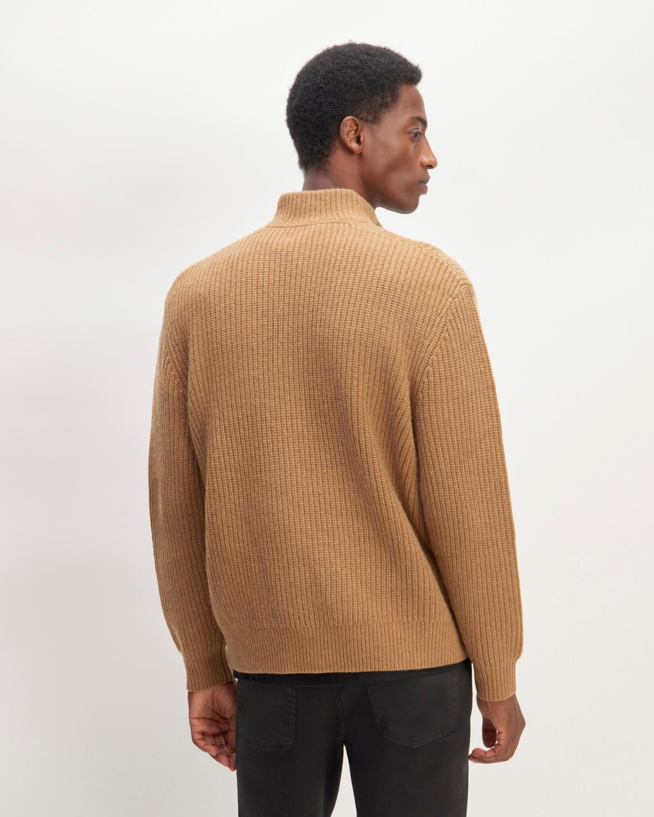 The Felted Merino Half-Zip Sweater Product Image