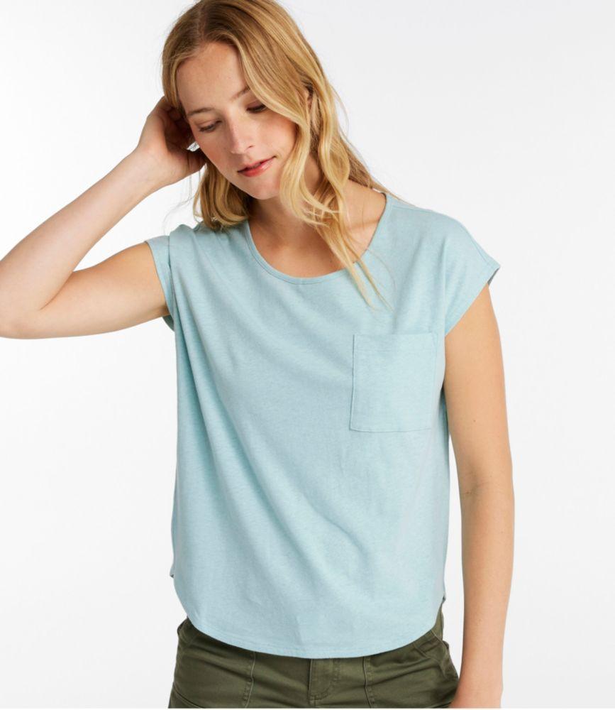 
                            
                                
                                    
                                
                            Women's Linen/Cotton Tee, Short-Sleeve Scoopneck
                         Product Image