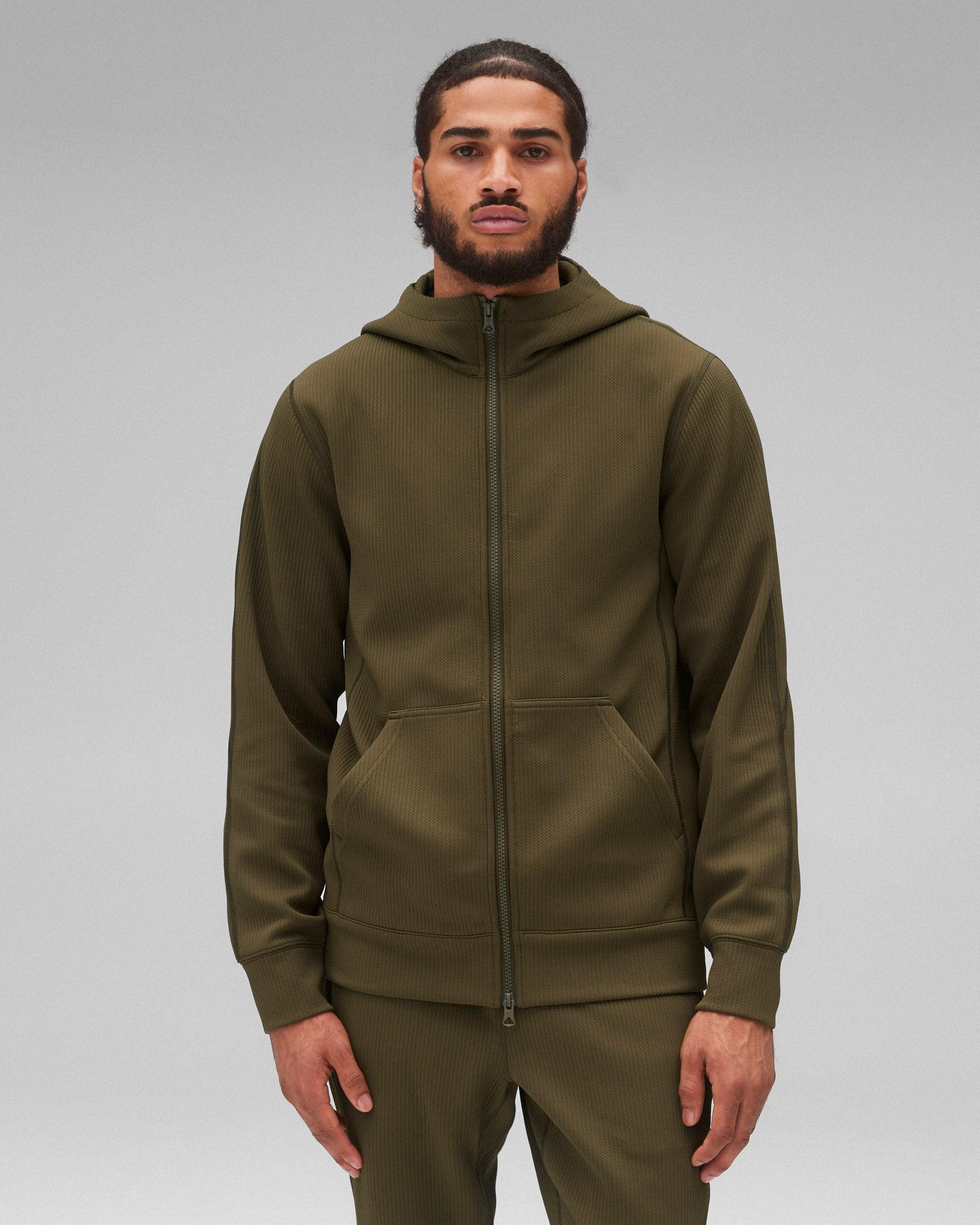 Double Knit Rally Slim Zip Hoodie Male Product Image