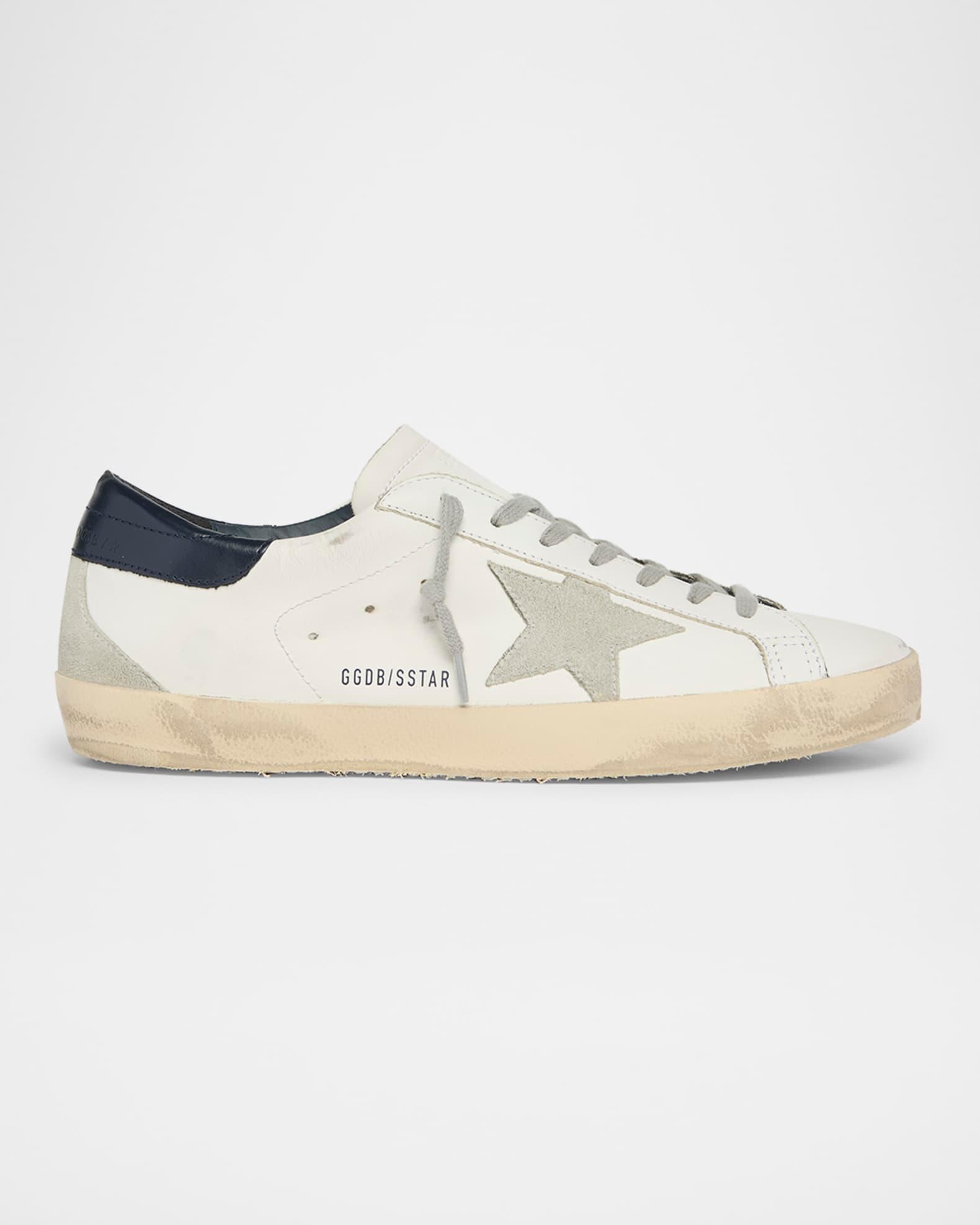 Men's Super-Star Leather Low-Top Sneakers Product Image